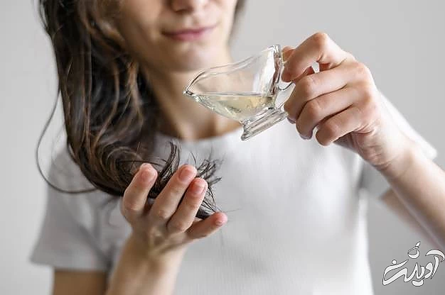 جلوگیری از ریزش و موخوره با سرکه سرکه برای موی مشکی